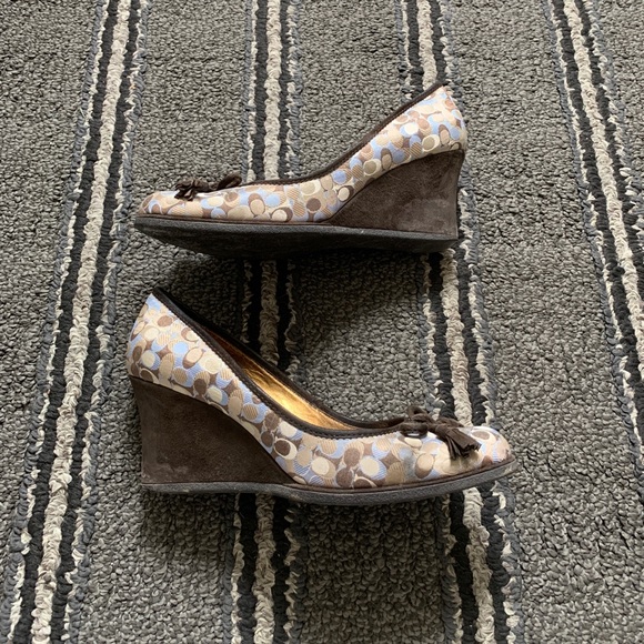 Coach signature print wedge - Picture 2 of 3